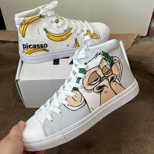 7999 Ross + Kramer Gallery Drop Picasso Bape Limited Edition Sneakers
